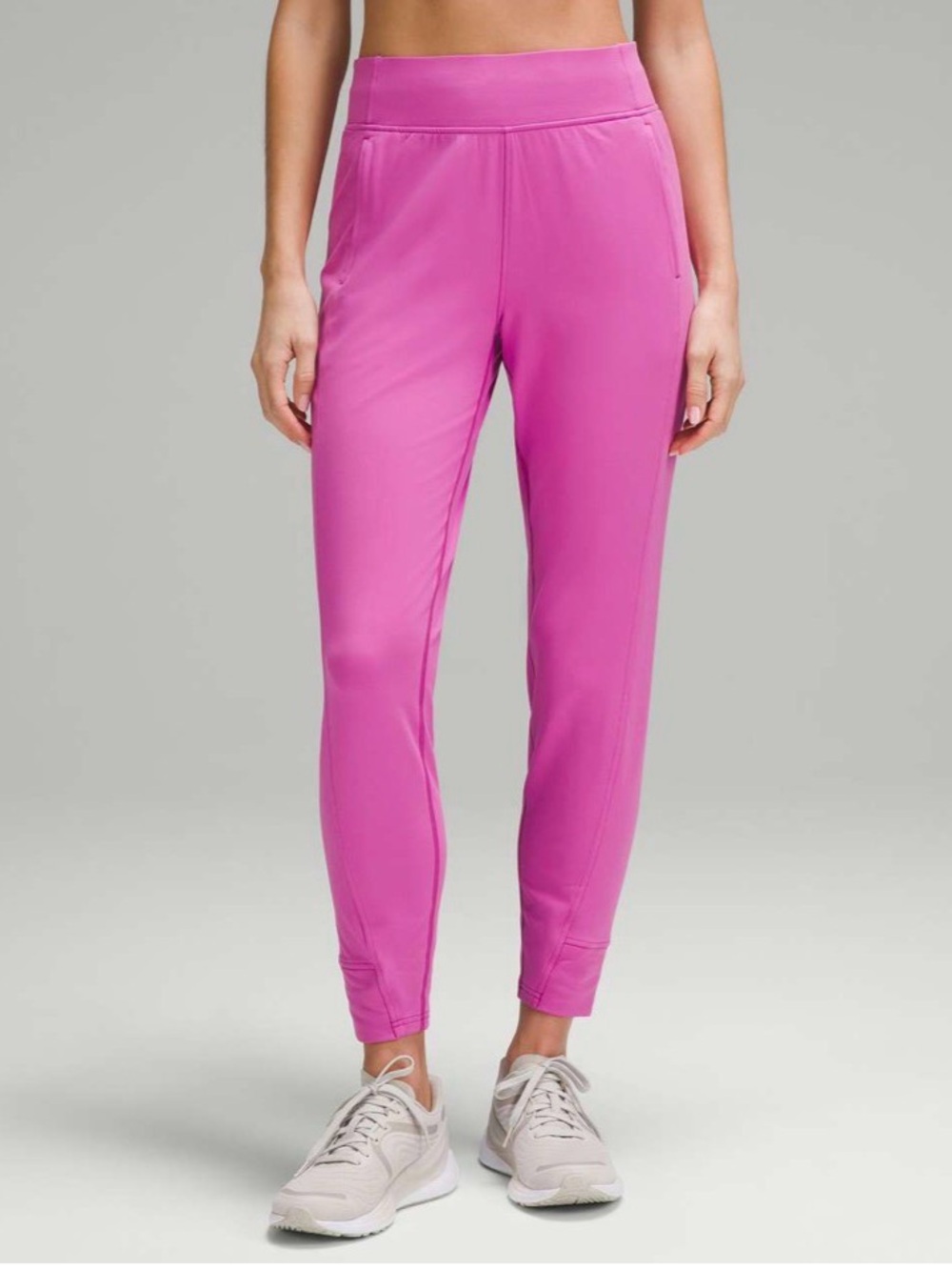 Lululemon Its Rulu Run Fleece High-Rise Jogger in Pow Pink Tone. Size 6